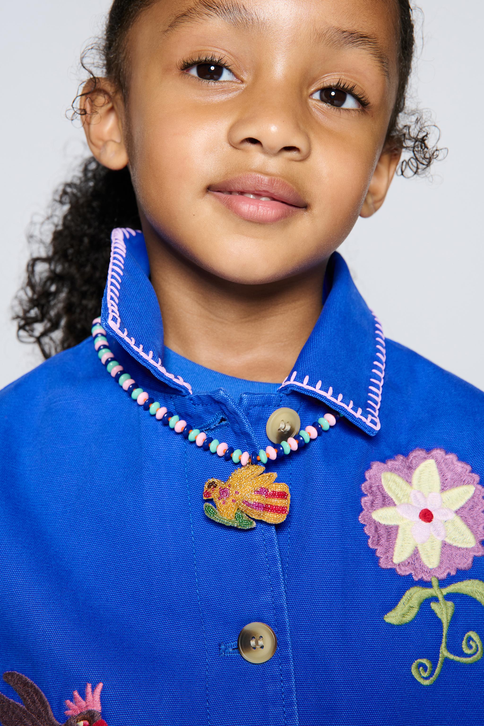 SISSEL EDELBO X ZARA KIDS EMBROIDERED JACKET